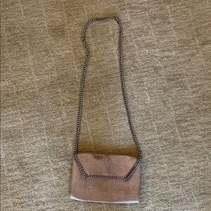 Stella McCartney rose pink Crossbody Bag with Chain Detail